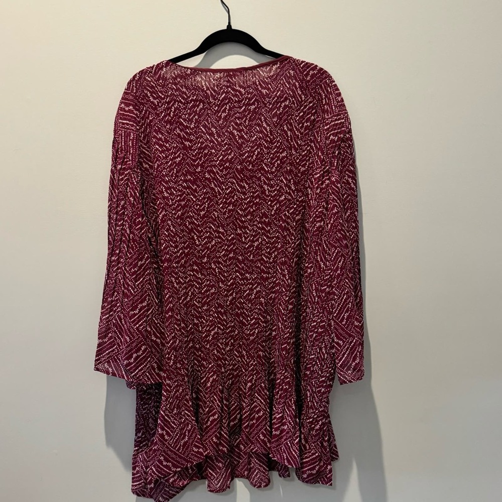 Woman Within 3/4 Sleeve Floral Tunic | Size 34/36 4X - Picture 5 of 6